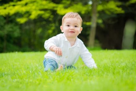 Outdoor baby photoshoot Witney