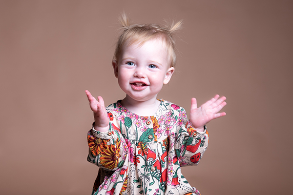 First birthday portraits Oxfordshire